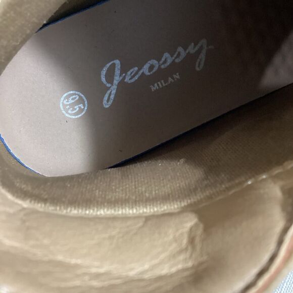 Jeossy Tan Ankle Boots Size 9.5 - Picture 5 of 8